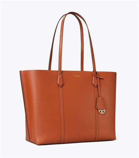 perry triple compartment tote bag.